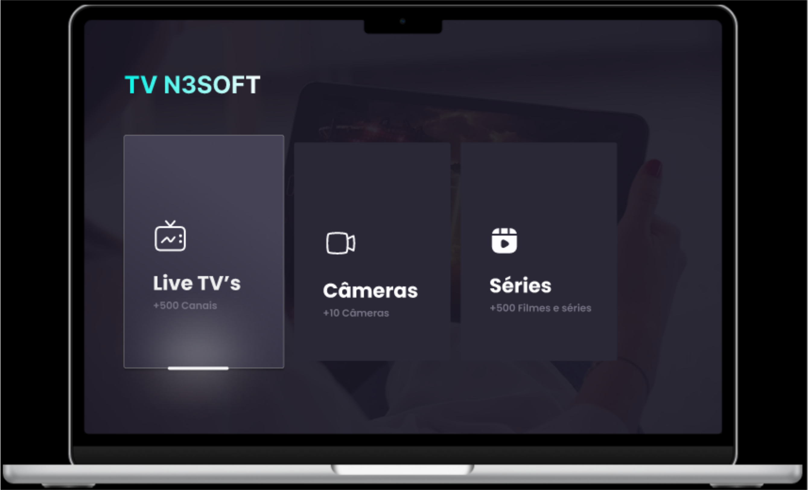 Sistema de streaming de câmeras IP abertas e lista de canais ao vivo.